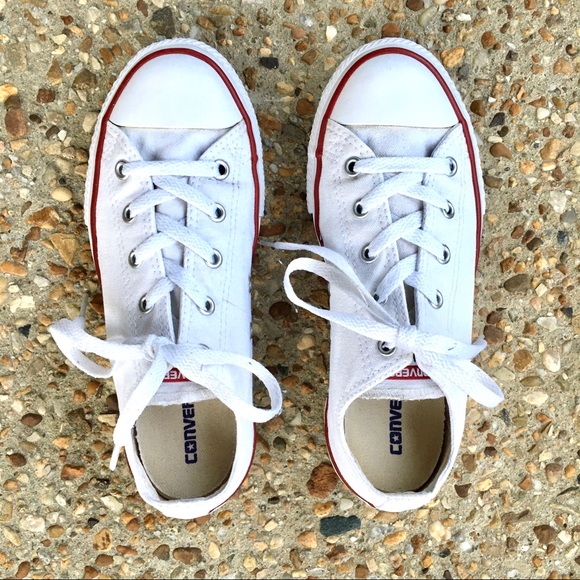 converse classic white low